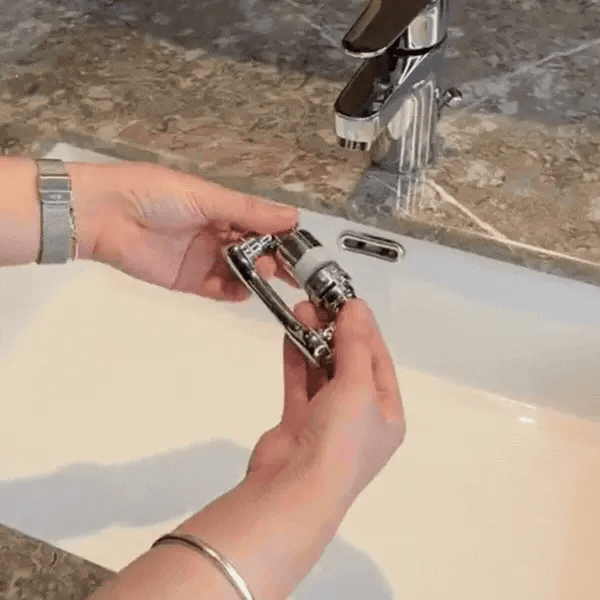 1080° Swivel Faucet Extender with Dual Spray Mode